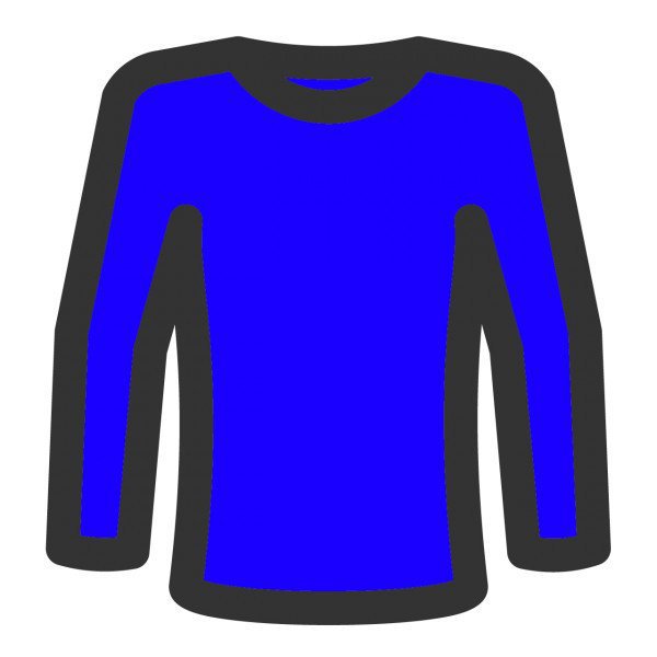 Top Produkt blau